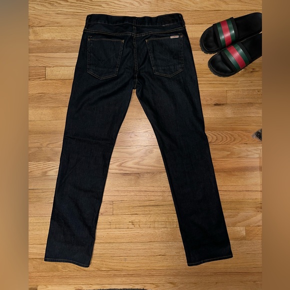Hudson - Men's Deep Indigo Straight Jeans - Picture 3 of 6
